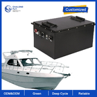 LiFePO4 Lithium Battery Rechargeable 48V 96V 307.2V 50AH 100AH 200AH For Marine/Boat/Yacht