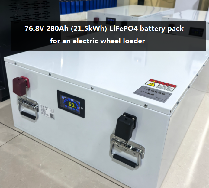 trường hợp công ty mới nhất về LFP Battery Pack for Electric Wheel Loader