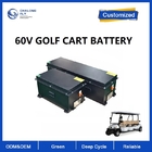 OEM 48V 60V 80Ah 100Ah Custom Golf Cart NCM LiFePO4 Lithium Battery Packs with Stable BMS CAN IP65