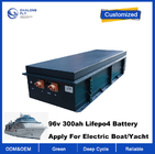 OEM ODM LiFePO4 Electric Boat Marine EV Lithium Battery Pack 96v 300ah For Electric Yacht