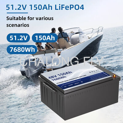 96V 300Ah LiFePO4 Battery Pack with IP67 Waterproof and 6000 Cycle Life for Marine and Electric Boats