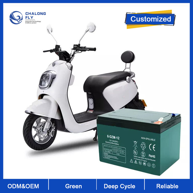 12V 24V 48V 100AH 40AH 200AH 300AH Deep Cycle OEM ODM Storage Gel Lead Acid Battery For E-Bike/Motorcycle/Wheelchair