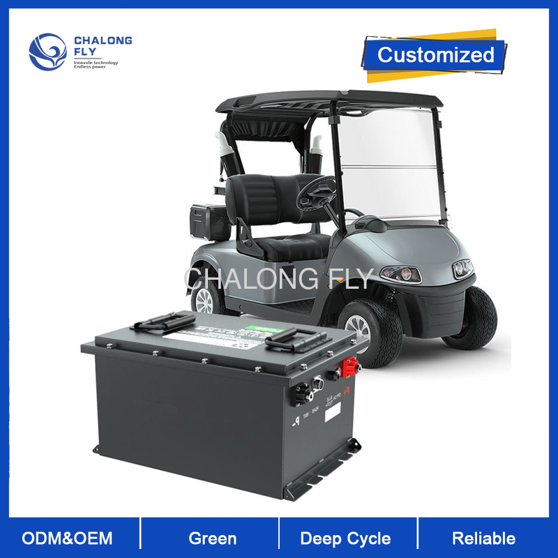48V 190Ah High-Capacity LiFePO4 Battery with 6000+ Cycles and IP65 Waterproof for Golf Carts