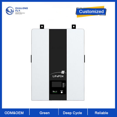 Pin Lithium LiFePo4 48V 100AH ​​Bộ Pin Dự Phòng Tại Nhà 5KW 10KW OEM ODM Hệ Thống Lưu Trữ Năng Lượng Mặt Trời Treo Tường