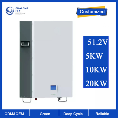 Pin Lithium LiFePo4 OEM ODM 51.2V 100AH ​​200AH Bộ lưu trữ năng lượng mặt trời tại nhà Pin Lithium Lifepo4 treo tường