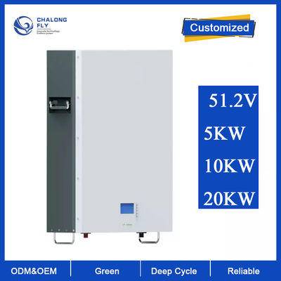 Pin Lithium LiFePo4 OEM ODM 51.2V 100AH ​​200AH Bộ lưu trữ năng lượng mặt trời tại nhà Pin Lithium Lifepo4 treo tường