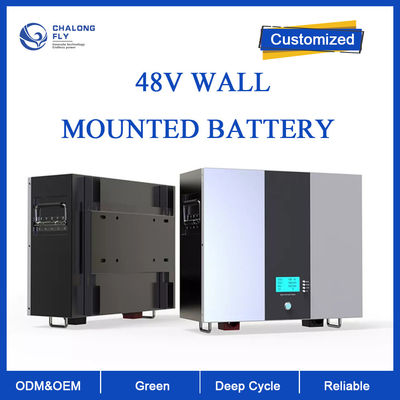 LiFePO4 Lithium pin gia đình năng lượng mặt trời Lưu trữ pin chu kỳ sâu OEM ODM 48V 100AH 200AH Lithium pin gói