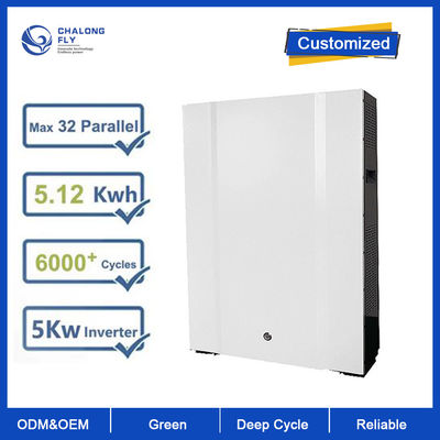 LiFePO4 pin lithium 48V 100AH 200AH pin lithium ion tùy chỉnh 5KW 10KW Powerwall cho hệ thống lưu trữ năng lượng mặt trời gia đình