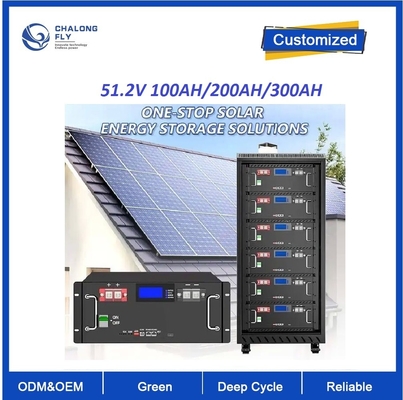 Trang chủ tùy chỉnh Hệ thống năng lượng công nghiệp dân dụng ESS Rack Mounted LiFePO4 Pin Li-ion 48v 100ah 3.2V ESS