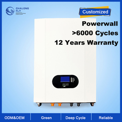 OEM ODM LiFePO4 pin lithium tường gắn Home Backup Battery Pack Sạc lại 5kwh 7kwh 10kwh pin lithium