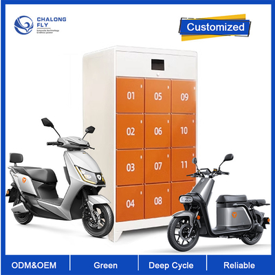 OEM ODM LiFePO4 Lithium Ebike Xe tay ga Trao đổi pin Tủ trạm Sạc nhanh Pin tùy chỉnh