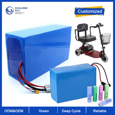 LiFePO4 Lithium Battery OEM ODM 24V 36V 60V 72V 30AH 60AH 80AH 120AH Lithium Ion Battery Pack cho xe tay ga điện / xe lăn điện