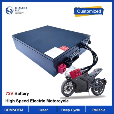 72V 50Ah 100AH ​​LiFePO4 Bộ pin xe máy Ebike Scooter tốc độ cao Pin lithium Ion