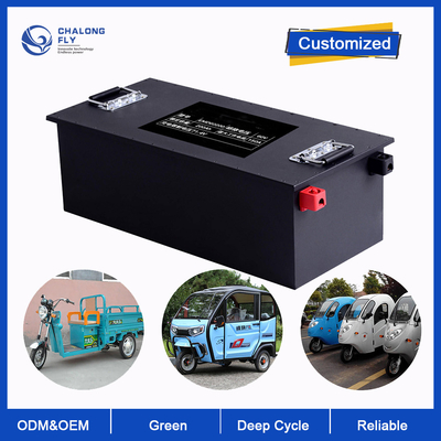 LiFePO4 pin lithium 80AH 120AH 300AH tùy chỉnh 48V 60V 76V 96V pin lithium-ion cho xe lăn / xe ba bánh điện