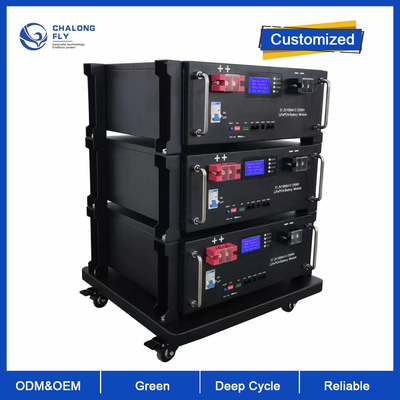 Loại cắm tùy chỉnh LiFePO4 pin lithium 24V 48V 51.2V 100Ah 150Ah 200Ah MPPT Controller