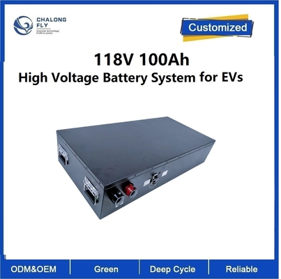 Hệ thống pin điện áp cao 118V 100Ah Bộ pin Lifepo4 với BMS pin lithium lifepo4 pin xe máy điện