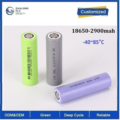 18650 2900mAh Nhiệt độ rộng -40 ~ 85 ° C Pin sắt lithium áp dụng cho nguồn cung cấp điện quân sự Bộ pin lithium