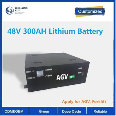 CLF OEM ODM Xe nâng điện AGV RGV RGV Power Car Lifepo4 Lithium Battery Packs OEM 24V 48V 100Ah 200Ah 300Ah 50Ah