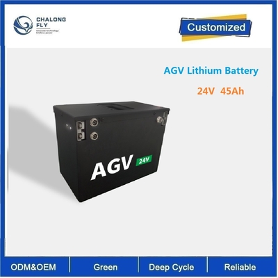 CLF OEM ODM 24V 45Ah Xe nâng điện AGV RGV Power Lifepo4 Lithium Battery Packs OEM 24V 48V 100Ah 200Ah 300Ah 50Ah