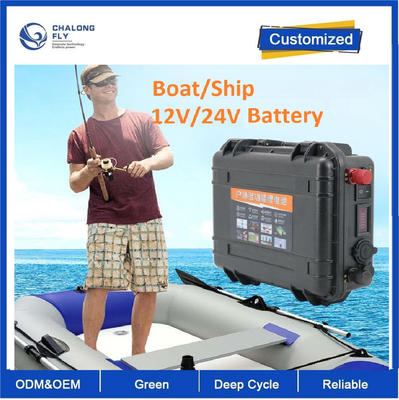 CLF 12V100AH OEM ODM Pin Lithium động cơ điện thuyền tấn công kayak 24 volt 200 amp pin thruster hải quân