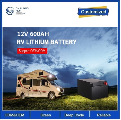 CLF 12V 600Ah Lithium Iron Phosphate Sạc lại LiFePO4 Bộ pin 100Ah 200Ah 300Ah 12V 24V Cho RV Camper Boat