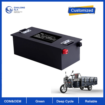 48v 60v 72v 100ah 200ah 300ah Máy pin lithium môp xe đạp ba bánh điện tùy chỉnh 48V 60Ah Lifepo4 pin xe rickshaw điện