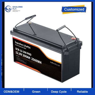 Bộ pin Lithium Ion 12V 200Ah Thay thế Ắc quy Axit-Chì Bán buôn OEM Ắc quy Axit-chì sang Lifepo4 Kho hàng EU