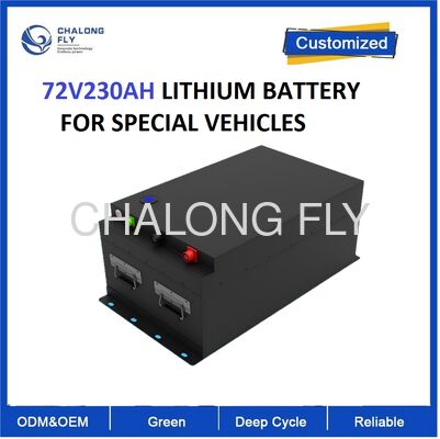 CLF 72V 230Ah Xe đặc biệt Pin Lithium với 1000A Điện tích cực 230Ah Công suất định lượng cho xe điện