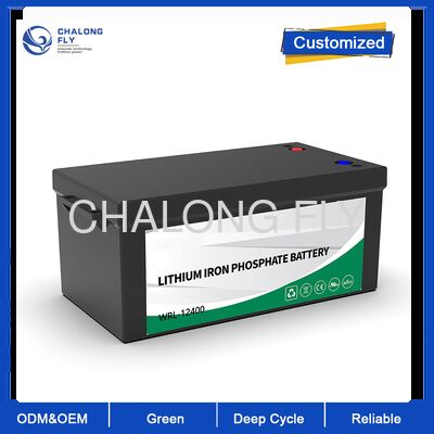 Weran Capacity 12V 400Ah LiFePO4 pin Lưu trữ năng lượng mặt trời RV Marine Lithium Ion Pack với Chứng chỉ UN38.3