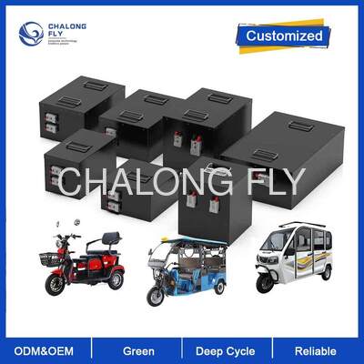 Pin sạc xe golf điện 60V100Ah chống nước IP67, tuổi thọ cao, dùng cho vận chuyển tải nặng