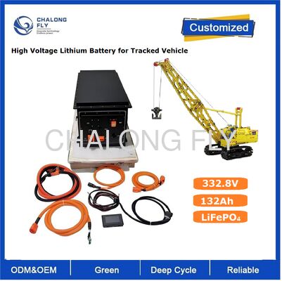 CLF OEM High Voltage Lithium Battery Pack 332.8V 132Ah Hệ thống pin LiFePO4 cho xe đường sắt xây dựng