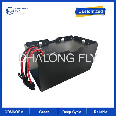 Pin LiFePO4 xe nâng 48V 300Ah 6000 chu kỳ sâu Mật độ năng lượng cao 15,3kWh Bộ nguồn lực kéo IP65