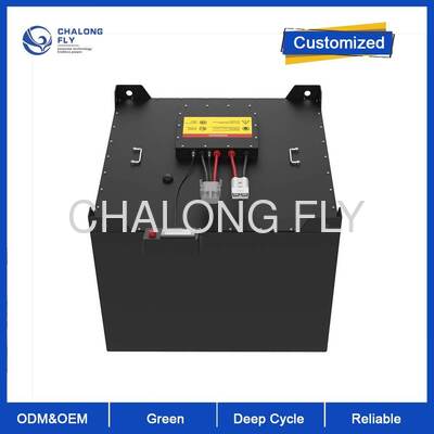 80V 200Ah LiFePO4 Lithium Forklift Battery với 6000 Cycle Life và bảo vệ IP65