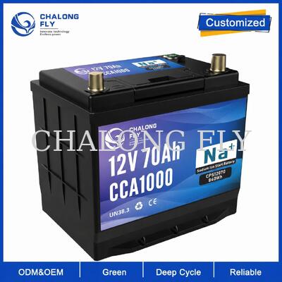 12V 70Ah 1000CCA pin pin natri cho xe hơi và xe thành phố