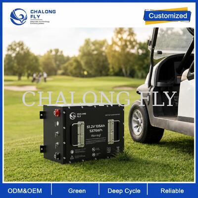 Pin xe golf LiFePO4 dòng điện cao 48V 105Ah và 160Ah cho tải trọng nặng và leo núi
