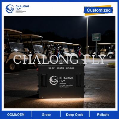 Smart LiFePO4 Golf Cart pin với APP giám sát và 105Ah 210Ah Capacity trong 36V 48V 72V 96V tùy chọn
