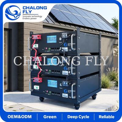 Pin LiFePO4 51.2V 5kWh 10kWh dạng Rack cho Lưu trữ Năng lượng Mặt trời Gia đình